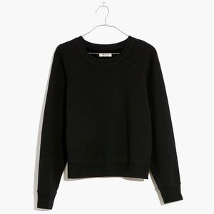 Mile(s) by Madewell (Re)sourced Cotton Shrunken Sweatshirt in Blush Pink